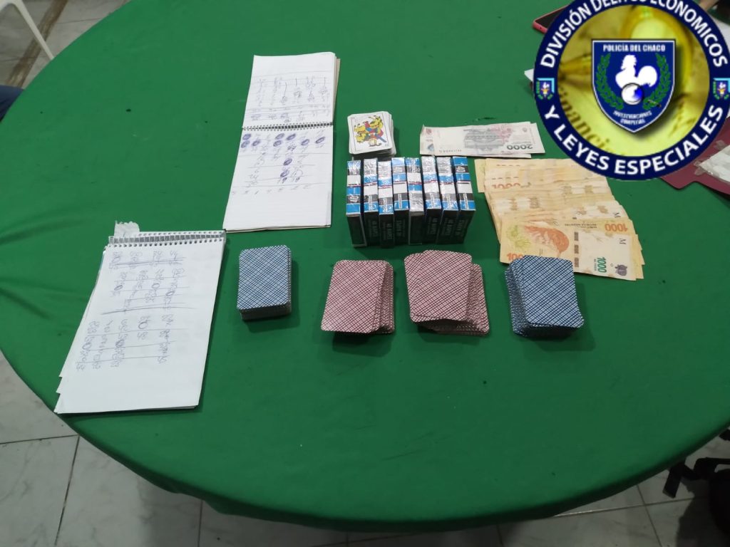 Allanan dos locales por juegos ilegales en Charata