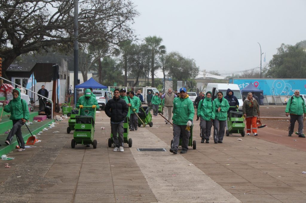 Destacan tarea de los empleados municipales para mantener el predio de la Bienal en excelentes condiciones