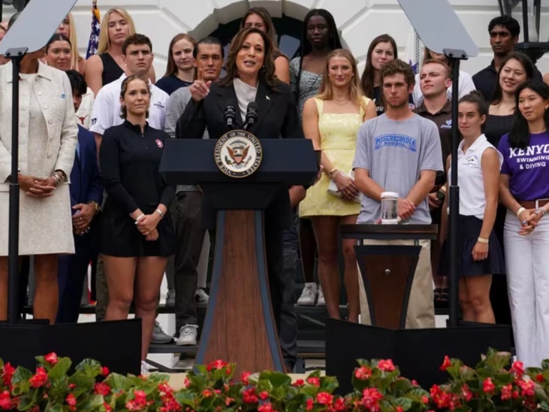 Kamala Harris habló por primera vez como nueva precandidata demócrata: “El legado de Biden no tiene comparación” Kamala Harris habló por primera vez como nueva precandidata demócrata: “El legado de Biden no tiene comparación”