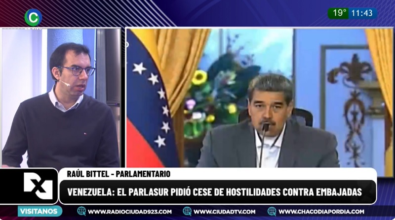 Raúl Bittel: “Hoy las condiciones no están dadas para decir que en Venezuela hay una democracia” Raúl Bittel: “Hoy las condiciones no están dadas para decir que en Venezuela hay una democracia”