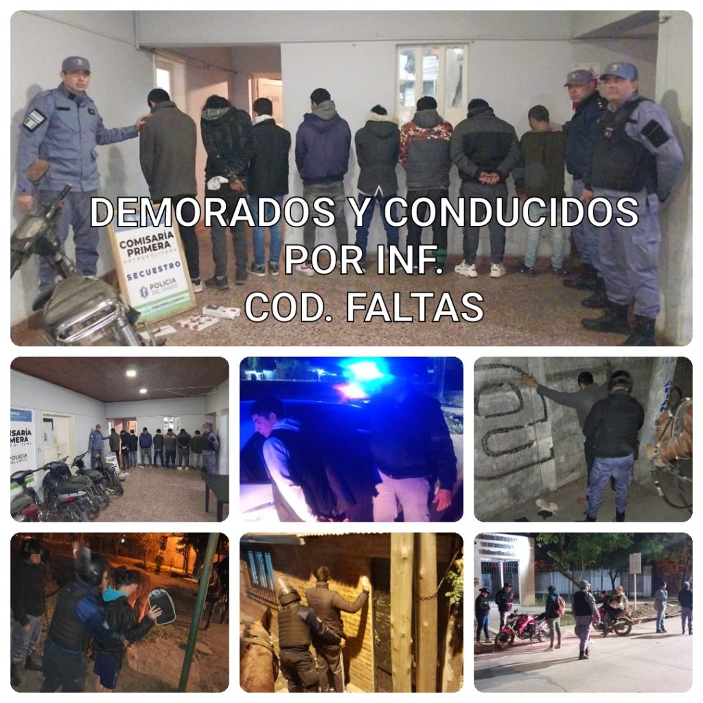 Operativo de seguridad: detienen a cuatro sujetos requeridos por la justicia y secuestran siete motocicletas Operativo de seguridad: detienen a cuatro sujetos requeridos por la justicia y secuestran siete motocicletas