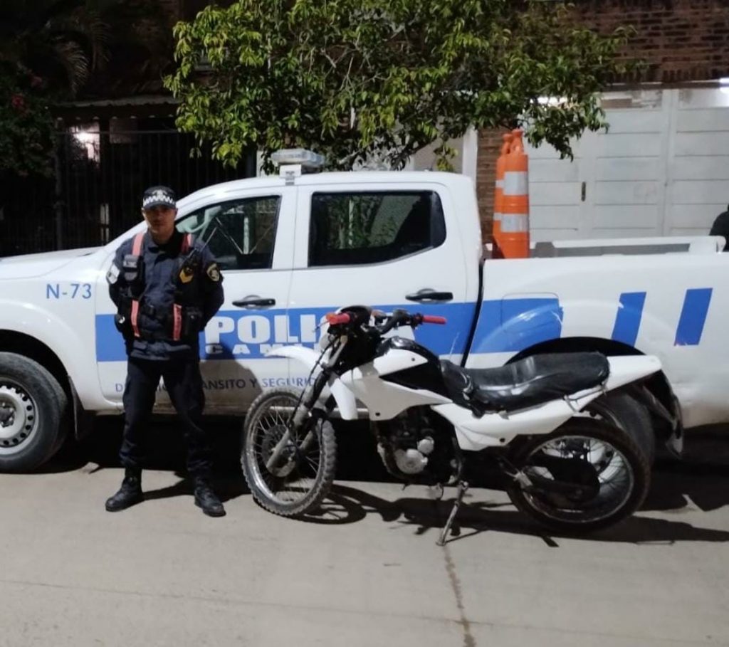 Recuperaron una motocicleta robada hace 9 años