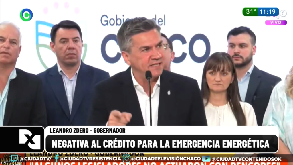Zdero fustigó a quienes votaron en contra del crédito por USD 150 millones: “Los agoreros del fracaso deberían pedir disculpas” Zdero fustigó a quienes votaron en contra del crédito por USD 150 millones: “Los agoreros del fracaso deberían pedir disculpas”