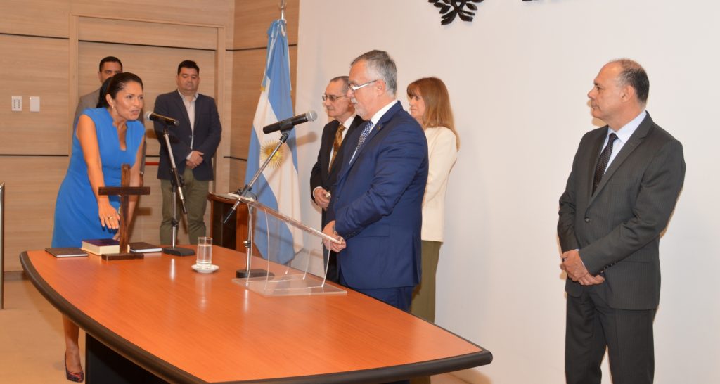 Juró jueza de faltas de Barranqueras