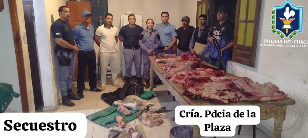 Secuestraron 200 kilos de carne faenada ilegalmente en la zona de Plaza