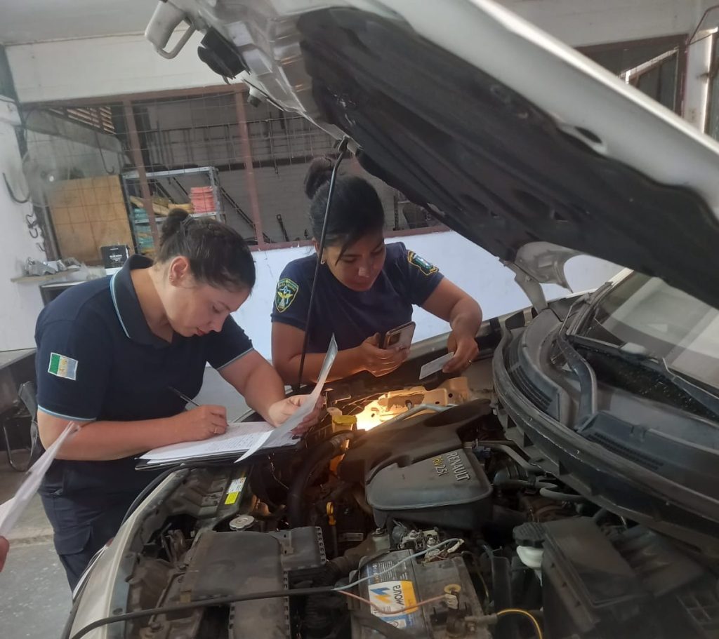 Peritos de la Policía Caminera detectaron auto mellizo buscado por hurto desde Buenos Aires