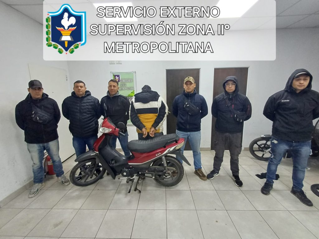 Recuperan una moto robada y detienen a un sujeto