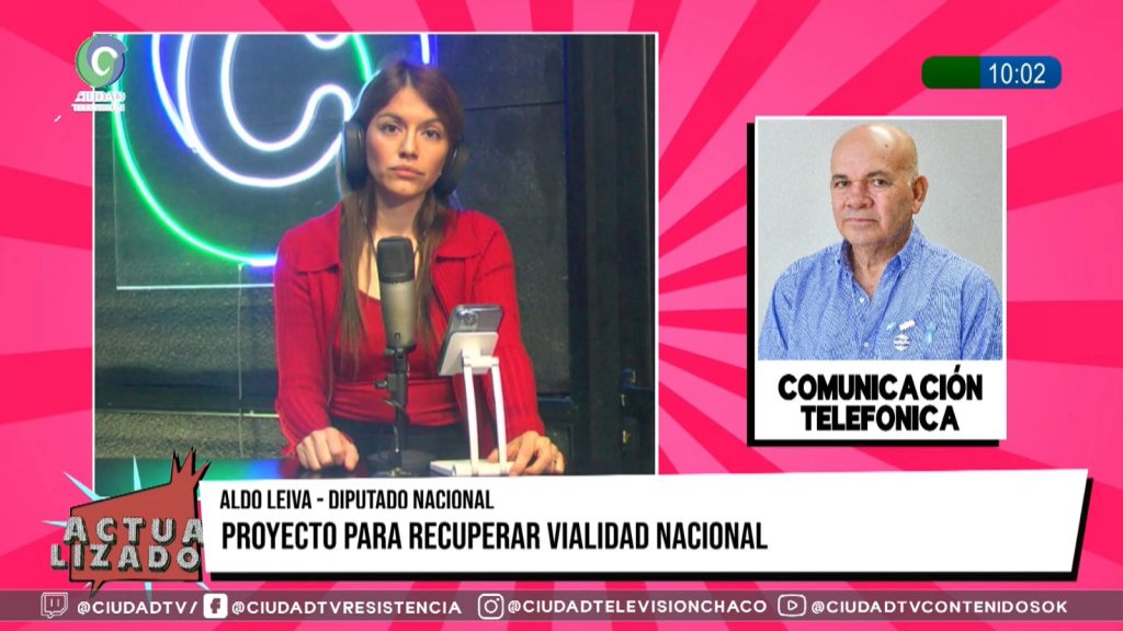 Leiva exhortó a diputados del Chaco a apoyar el proyecto contra el cierre de Vialidad Nacional