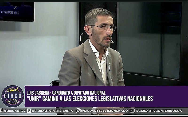 Cabrera, candidato de UNIR:“Marcamos una diferencia porque hablamos de propuestas concretas para el Congreso” Cabrera, candidato de UNIR:“Marcamos una diferencia porque hablamos de propuestas concretas para el Congreso”