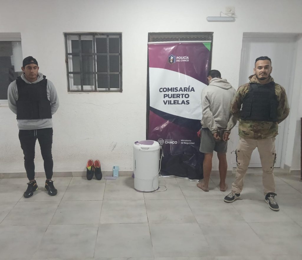 Vilelas: detuvieron a un hombre por sustraer bienes de un domicilio