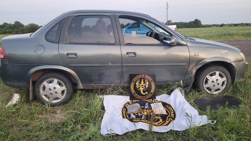 La Policía del Chaco desarticuló dos traslados de droga en la ruta 95