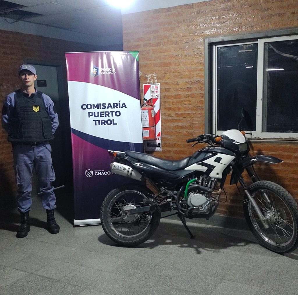 Una moto secuestrada y un joven detenido con pedido de captura