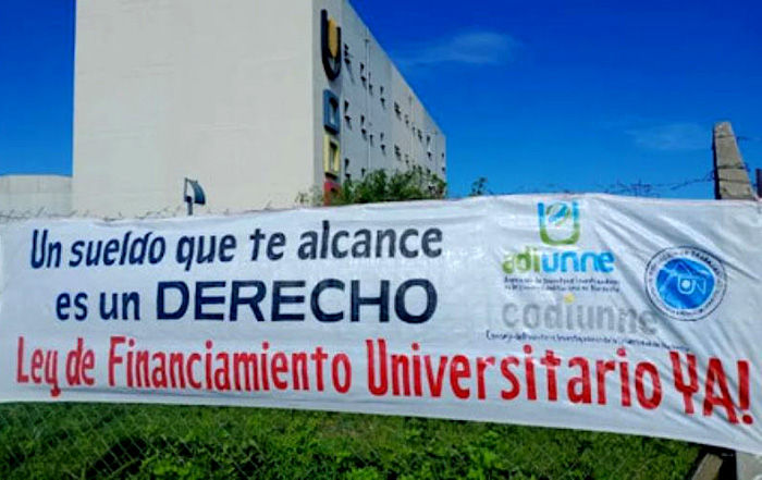 No docentes de la UNNE vuelven a paralizar la Universidad este miércoles No docentes de la UNNE vuelven a paralizar la Universidad este miércoles