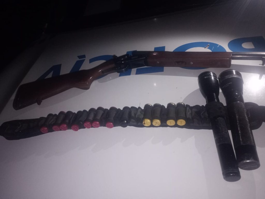 Fueron sorprendidos con armas y elementos de caza en la zona rural de La Eduvigis