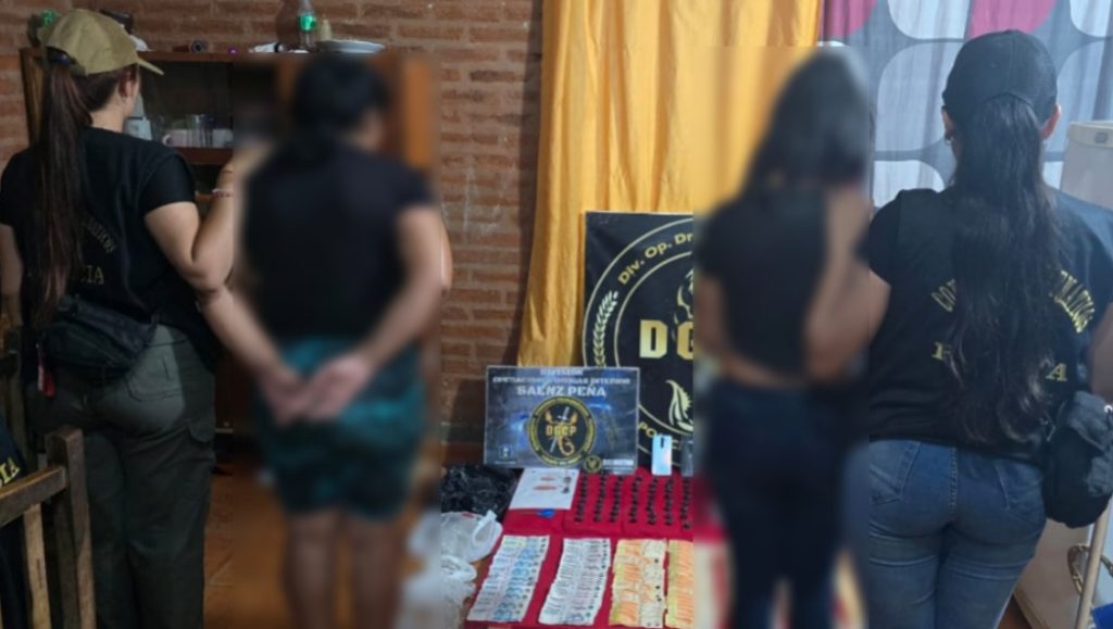 Allanamiento antidrogas en Sáenz Peña: secuestraron estupefacientes, dinero y aprehendieron a dos mujeres