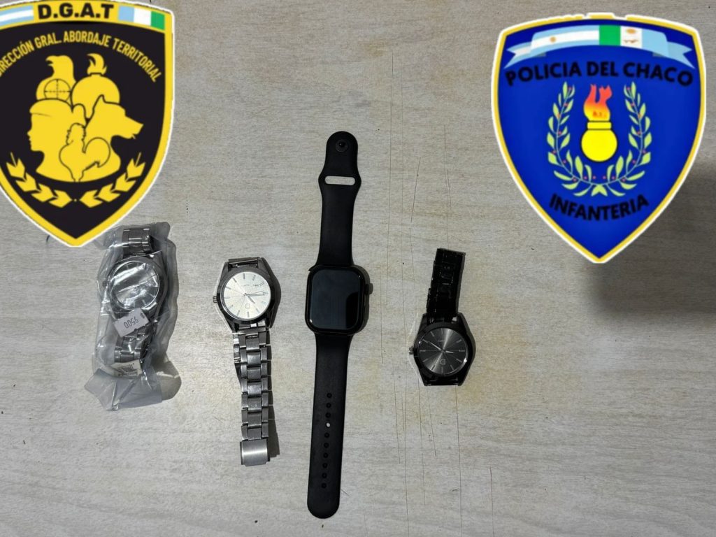 Detuvieron a un sujeto que robó en una relojería de Resistencia