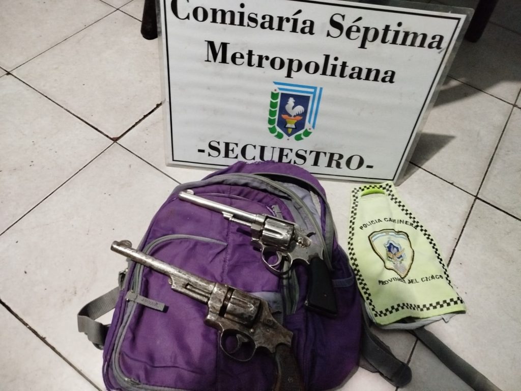 Detienen a un hombre armado con dos revólveres durante un operativo de control vehicular en la zona sur de Resistencia