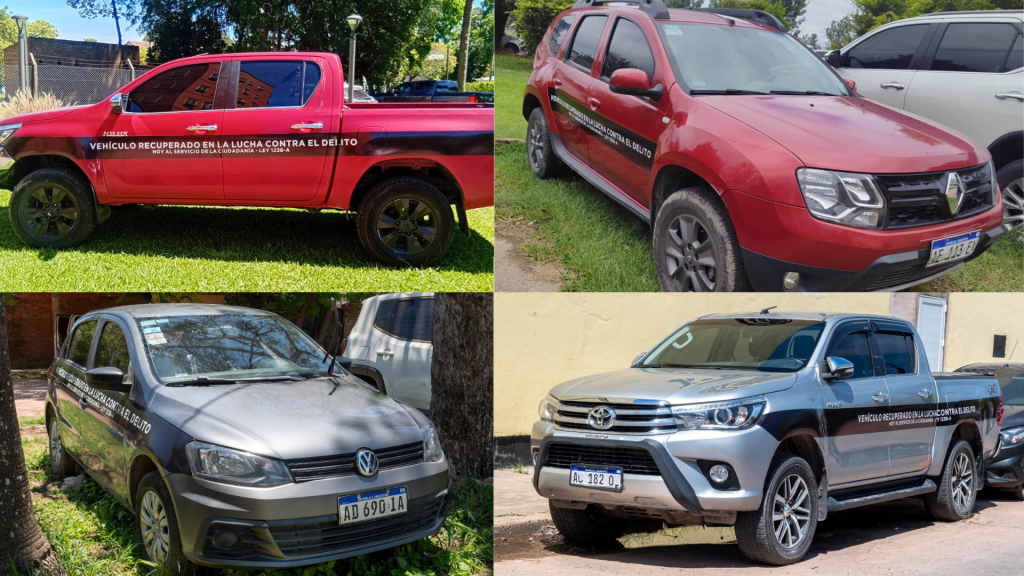 La Justicia entregó vehículos decomisados en causas vinculadas al delito