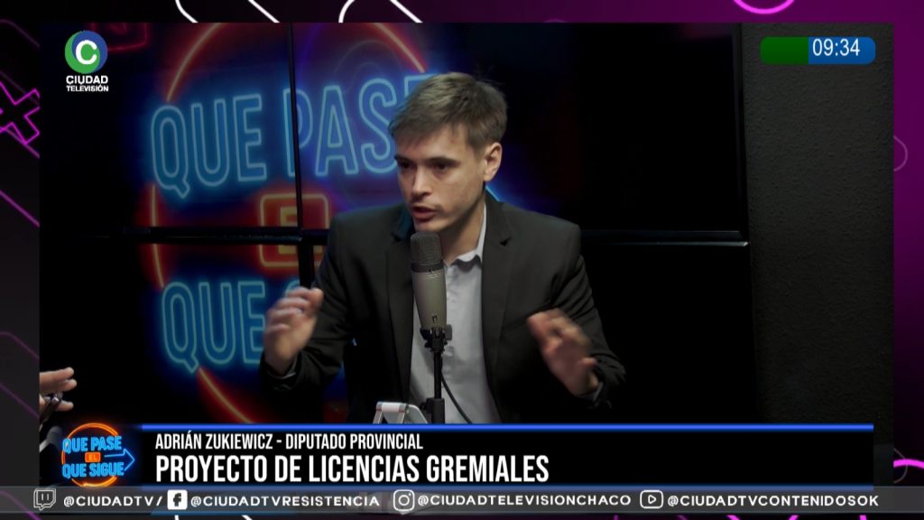 El diputado Zukiewicz defendió el proyecto para eliminar las licencias gremiales pagas: “Que lo pague el gremio”