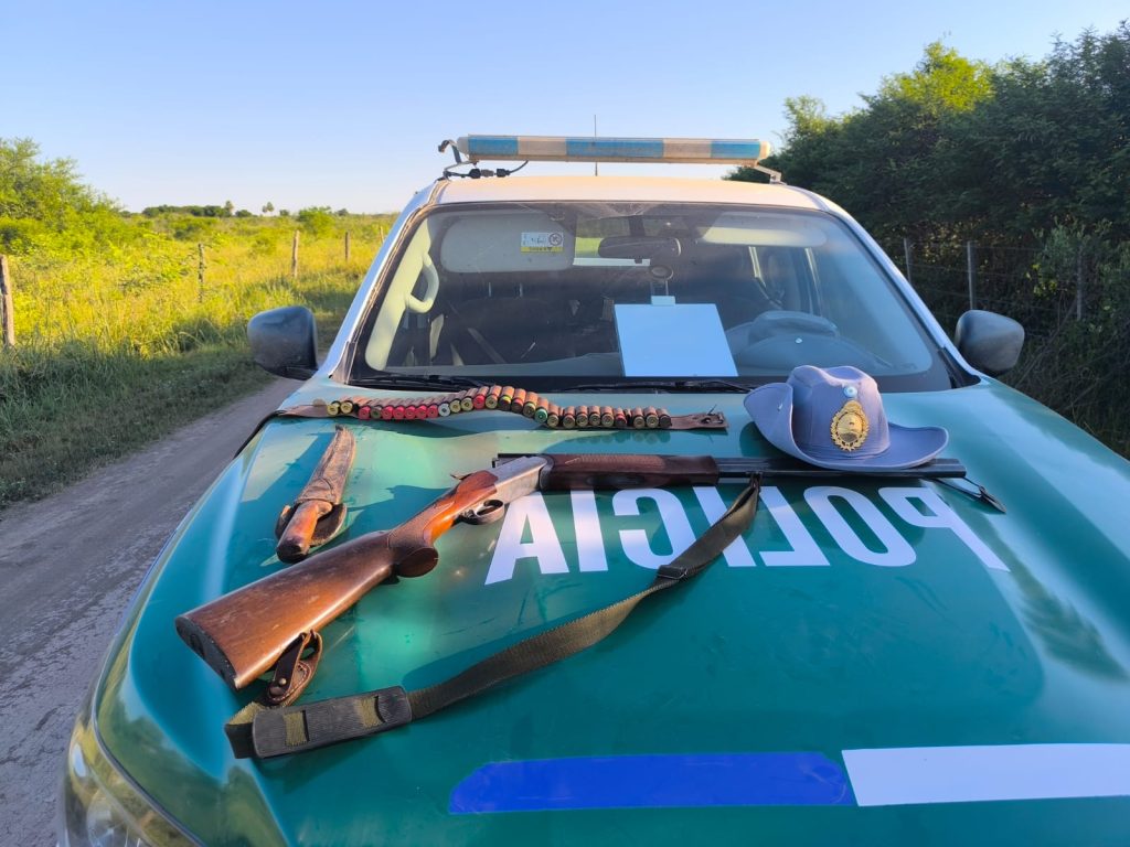 Operativos rurales en San Martín y Las Garcitas: detectan infracciones y secuestra armas