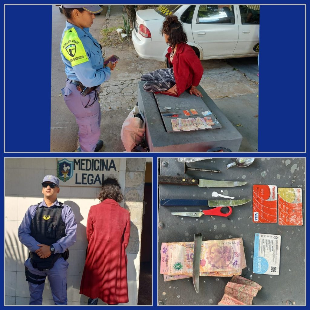 Frustran robo en un remis: un detenido y elementos recuperados