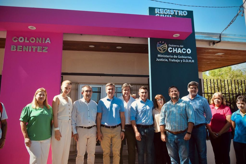 Habilitaron la remodelación y ampliación del registro Civil en Colonia Benítez
