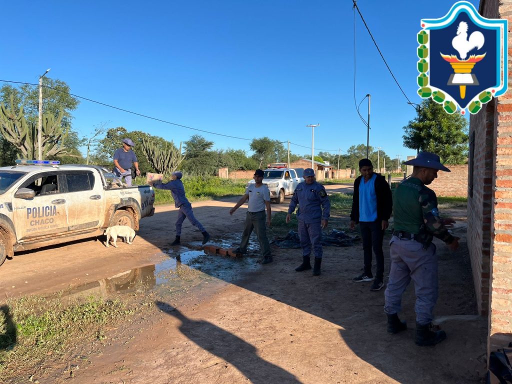 Crecida del Bermejo: continúa la asistencia a familias en El Impenetrable chaqueño