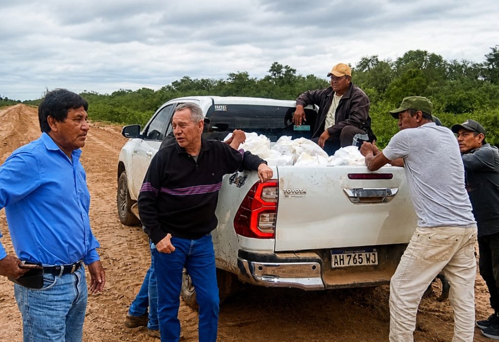 Las lluvias vuelven a complicar a localidades y pobladores de El Impenetrable