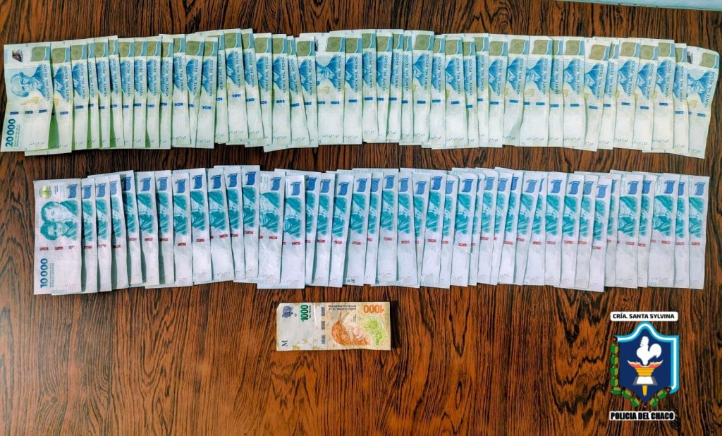 Santa Sylvina: hallaron más de un millón que había sido sustraído de una vivienda