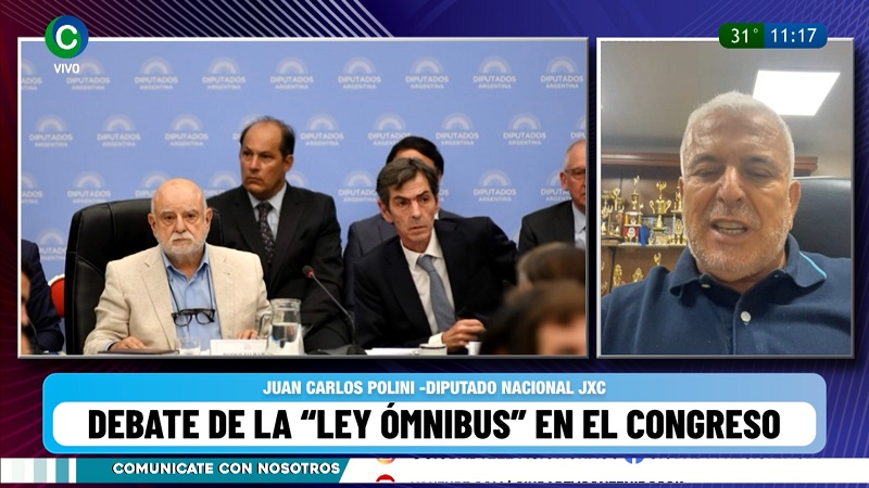 Ley ómnibus: “Lo que nos podamos conciliar lo llevaremos al recinto para discutir”, sostuvo Juan Carlos Polini Ley ómnibus: “Lo que nos podamos conciliar lo llevaremos al recinto para discutir”, sostuvo Juan Carlos Polini