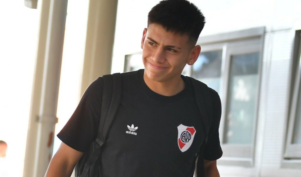El sueño de Echeverri: “Ganar una Libertadores con River y jugar en la Selección Mayor”