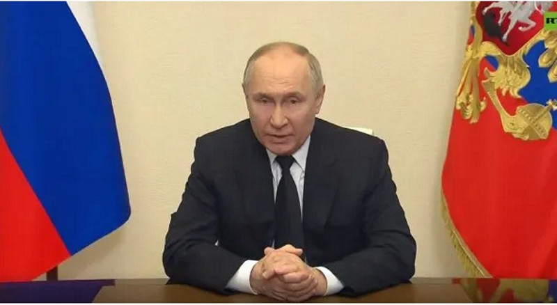 Vladímir Putin apuntó contra Ucrania por el atentado en Moscú que dejó 133 muertos Vladímir Putin apuntó contra Ucrania por el atentado en Moscú que dejó 133 muertos