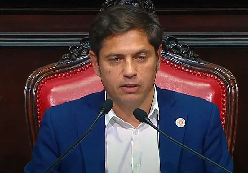 Kicillof a Milei: ”Debe dejar de extorsionar a Gobernadores para que aprueben leyes que van en contra de las provincias” Kicillof a Milei: ”Debe dejar de extorsionar a Gobernadores para que aprueben leyes que van en contra de las provincias”