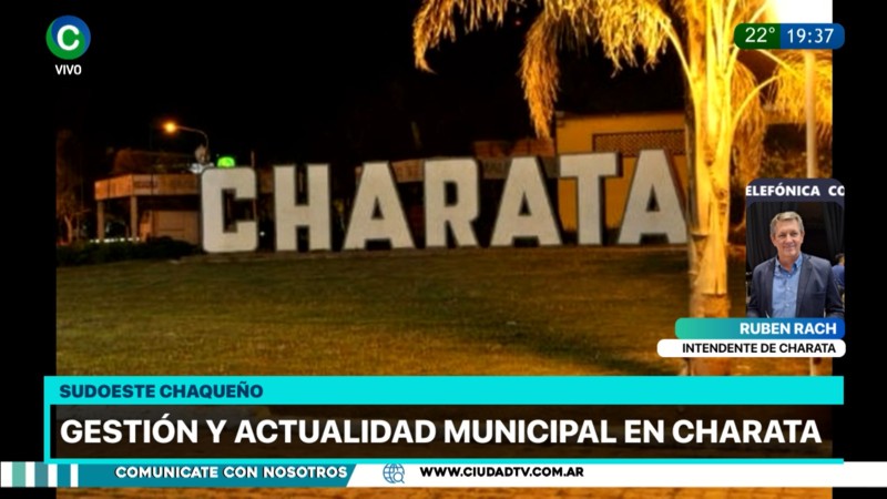 Charata crece “con una administración austera” y se reactivan obras “paralizadas después de las elecciones de septiembre” Charata crece “con una administración austera” y se reactivan obras “paralizadas después de las elecciones de septiembre”