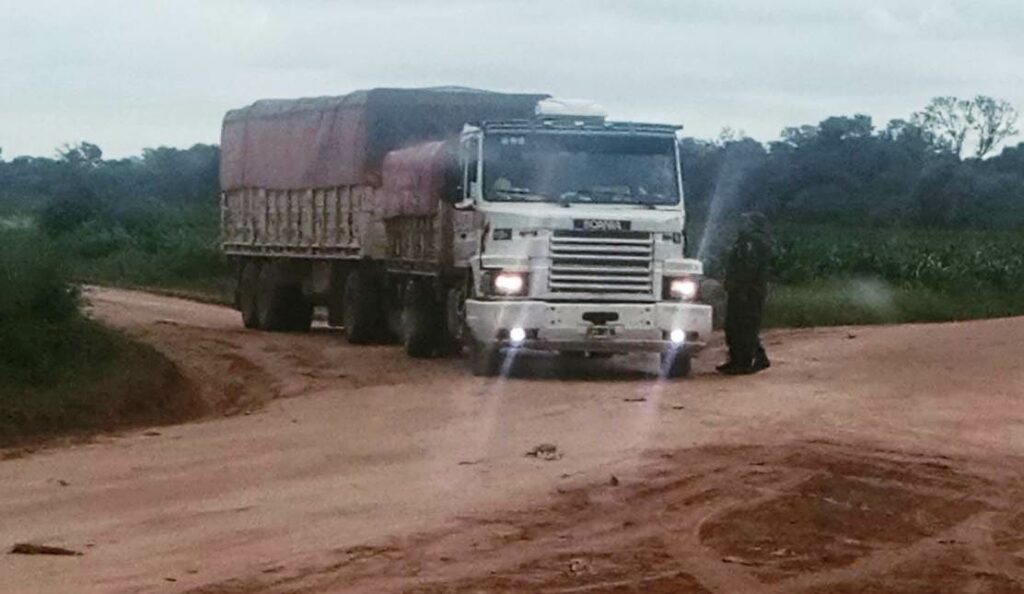 Transportaba maíz, pero sin carta de porte Transportaba maíz, pero sin carta de porte