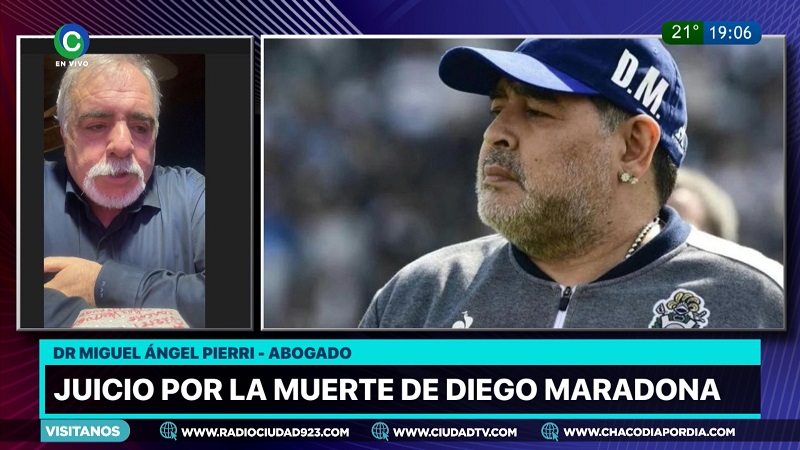 Muerte de Maradona: “Un juicio por jurados podría arrojar una investigación distinta y acercar a la observación penal a otras personas”, afirmó Pierri