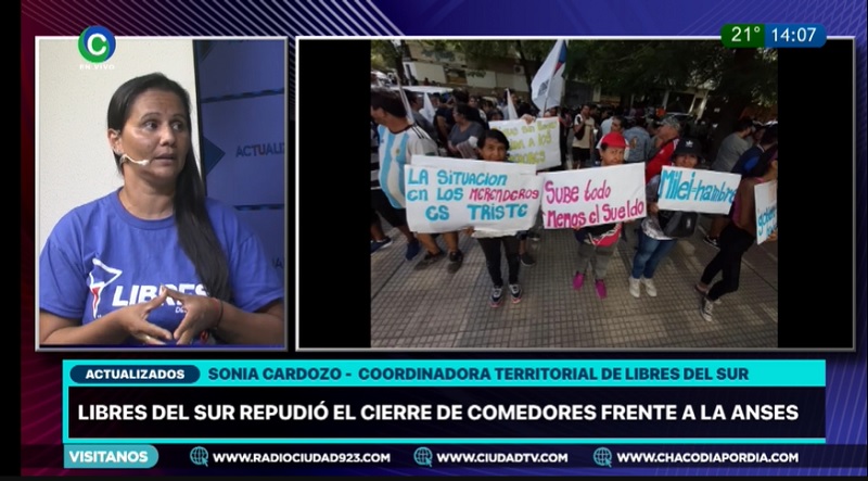 Libres del Sur Territorial se movilizó: “Hoy, 200 mil personas no percibieron el acompañamiento social” Libres del Sur Territorial se movilizó: “Hoy, 200 mil personas no percibieron el acompañamiento social”