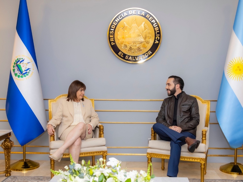 Bullrich se reunió con el presidente Bukele en El Salvador Bullrich se reunió con el presidente Bukele en El Salvador