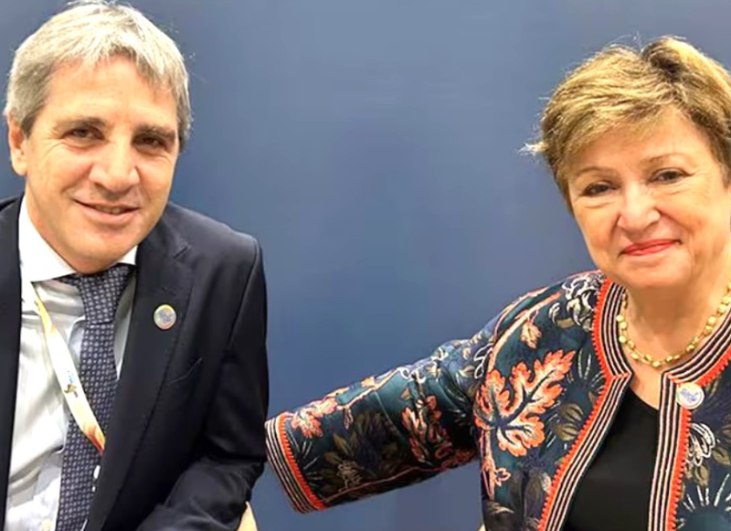 Georgieva tras reunirse con Caputo: “Estamos comprometidos a apoyar los esfuerzos del Gobierno” Georgieva tras reunirse con Caputo: “Estamos comprometidos a apoyar los esfuerzos del Gobierno”