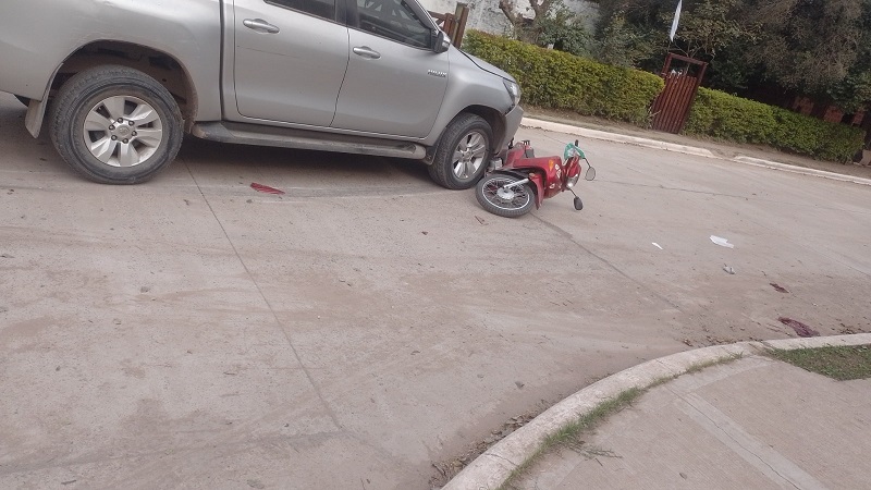 Murió un motociclista embestido por una camioneta en Colonia Benítez Murió un motociclista embestido por una camioneta en Colonia Benítez