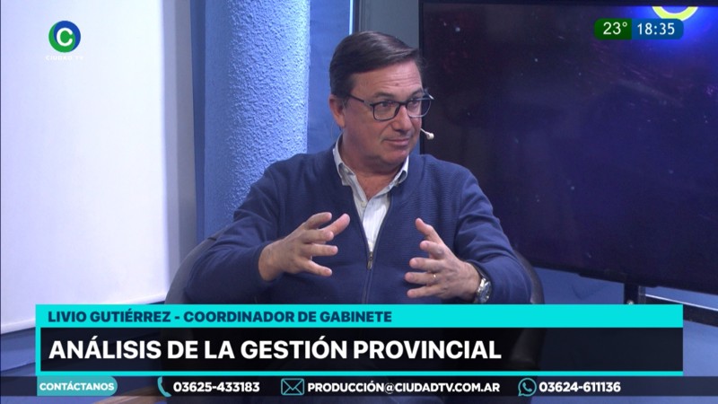 Livio Gutiérrez advirtió: “El crédito es amplio, no podemos arriesgar a la gente a estar 5 a 6 horas por día sin luz ni agua” Livio Gutiérrez advirtió: “El crédito es amplio, no podemos arriesgar a la gente a estar 5 a 6 horas por día sin luz ni agua”