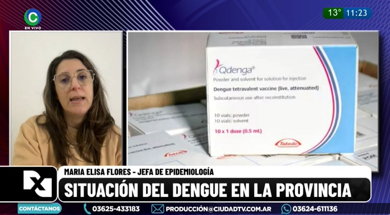 Vacunación contra dengue en Chaco: “Tuvimos en algunos departamentos una adherencia del 20%” Vacunación contra dengue en Chaco: “Tuvimos en algunos departamentos una adherencia del 20%”
