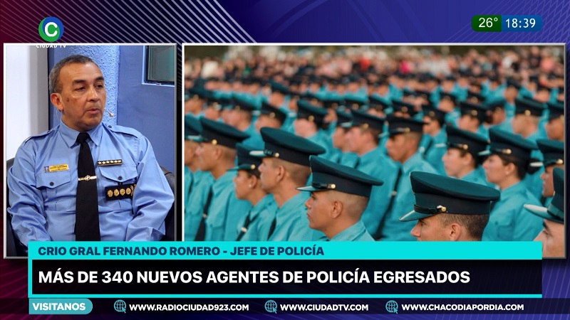 Nuevos agentes de Policía: “El objetivo es reforzar la fuerza efectiva de la Policía del Chaco” Nuevos agentes de Policía: “El objetivo es reforzar la fuerza efectiva de la Policía del Chaco”