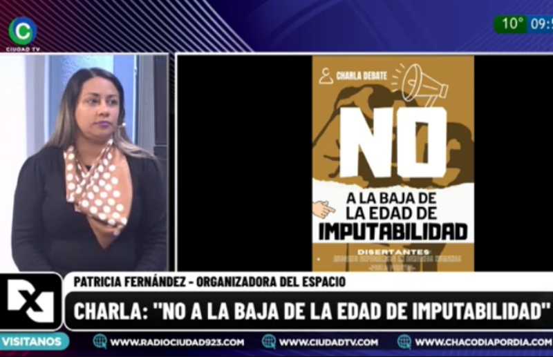 Charla por la baja de la edad de imputabilidad: “Este proyecto solo profundiza el estigma” Charla por la baja de la edad de imputabilidad: “Este proyecto solo profundiza el estigma”
