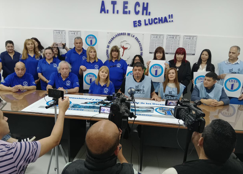 El Frente Gremial Docente presentó la Lista N°1 para las elecciones docentes El Frente Gremial Docente presentó la Lista N°1 para las elecciones docentes