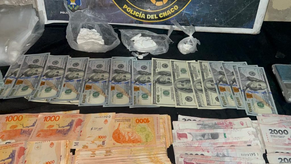 Secuestran droga y más de un millón de pesos en un barrio de Resistencia