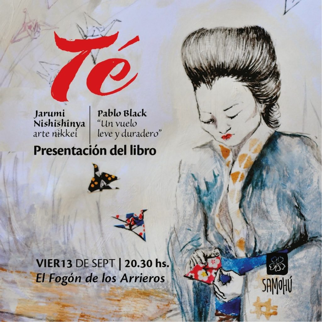 Presentarán “Té”, obra conjunta de Jarumi Nishishinya y Pablo Black