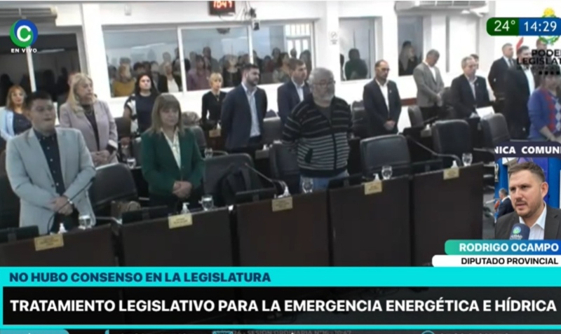 Emergencia y endeudamiento: “Para nosotros es fundamental darle una solución al tema”, afirmó el diputado justicialista Rodrigo Ocampo Emergencia y endeudamiento: “Para nosotros es fundamental darle una solución al tema”, afirmó el diputado justicialista Rodrigo Ocampo