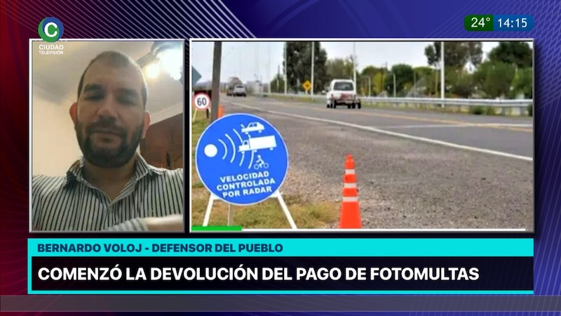 Devolución de fotomultas: “El proceso tiene algunas críticas y puede ser mejorable”, planteó el defensor del Pueblo Devolución de fotomultas: “El proceso tiene algunas críticas y puede ser mejorable”, planteó el defensor del Pueblo