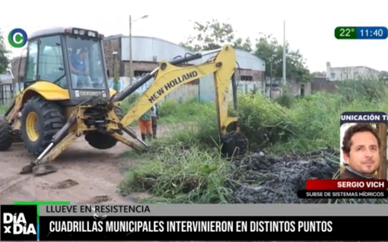 La Comuna interviene en varios sectores de la ciudad para ayudar al escurrimiento del agua La Comuna interviene en varios sectores de la ciudad para ayudar al escurrimiento del agua